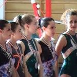 Premiate nella cat. Over, corpo libero: Sara Cellai (sesta) e Fabiola Toccafondi (nona)