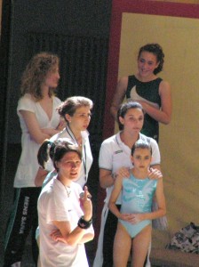 Eleonora Fanciullacci con le istruttrici