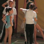Alessia Geremia e Eleonora Fanciullacci con le istruttrici