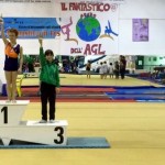 Livorno, 25/1/2015 - Gabriele Pasqui (1°) e Federico Lastrucci (4°) nella premiazione della 1ª cat.