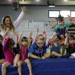 Montelupo, 25/1/2015 - Laura Bernabei con i piccoli allievi/e